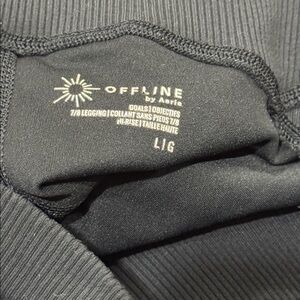 AERIE offline AE black leggings women’s large